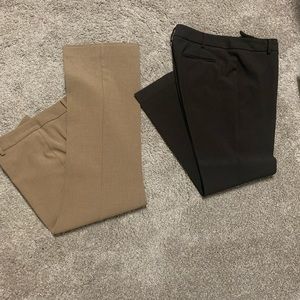 2 pairs of Talbots size 12 signature pants